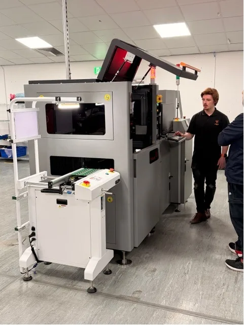 Prey Falcon inline AOI system installed at J-TEQ